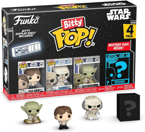 Pop Bitty: Star Wars - Han Solo, Wampa, Dagobah Yoda Ve Mystery Chase Figürü - (Stiller Değişe