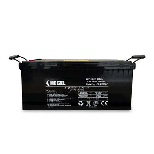 LİFEPO4 LİTYUM AKÜ 25.6V 100AH