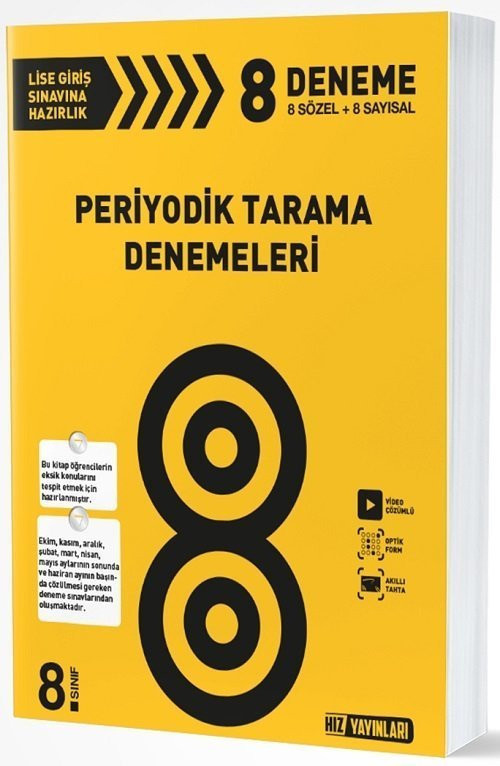 8. Sınıf Periyotik Tarama Denemeleri Hız Yayınları