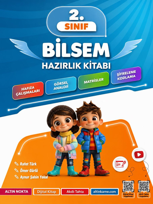 Altın Nokta Yayınları 2. Sınıf Bilsem Hazırlık Kitabı