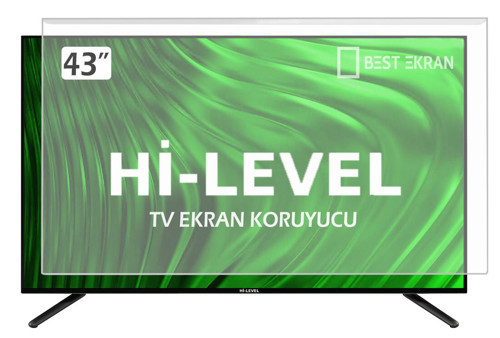 Hi-Level HL43QFMLN-A14S TV EKRAN KORUYUCU - Hi level 43" inç Frameless FHD Android 14 Smart Qled TV Ekran Koruyucu