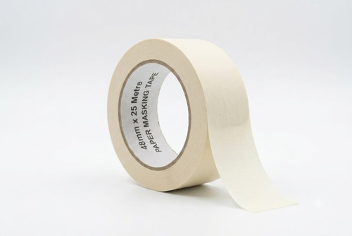 ŞeyliŞeyler - Kağıt Maskeleme Bandı 48 mm x 25 Metre Kolay Sökülür Boyacı Bandı (1 Adet)