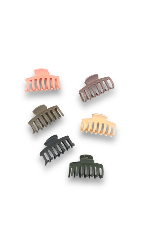 Tırpan Model 6 Adet Küçük Boy (5 Cm) Mandal Toka Seti
