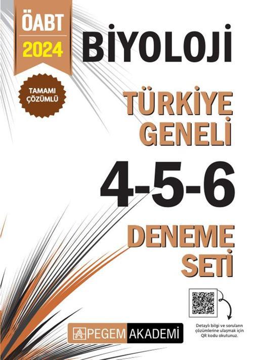 2024 KPSS ÖABT Biyoloji Tamamı Çözümlü Türkiye Geneli 4-5-6 (3'lü Deneme Seti)