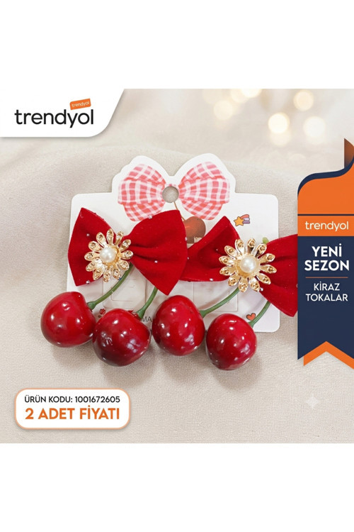 Kirazlı Pens Toka 2 Li Takim