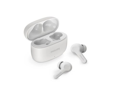 TAT1149WT/00 True Wireless Bluetooth Kulaklık, Bluetooth 5.4, Dynamic Bass, IPX4, 24 Saat Pil, Beyaz