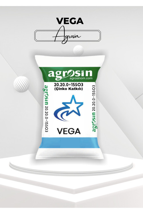 Vega 20.20.0+(15SO3)+ME Çinkolu NP Granül Taban Gübresi 50 kg