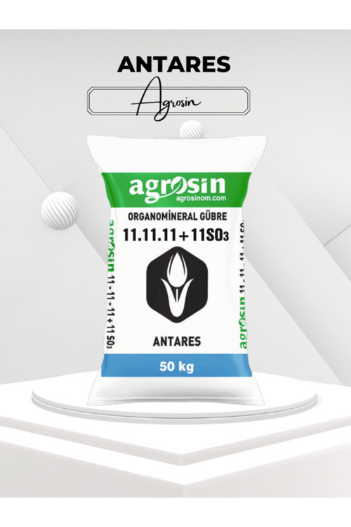 Antares 11.11.11+(11SO3) Organomineral Granül NPK Gübre 50 kg