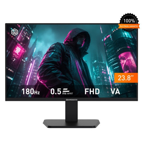 GB-24V1F180FFVK EDGE EF18 23.8" 180Hz 0.5ms FHD VA HDMI DP Oyuncu Monitörü