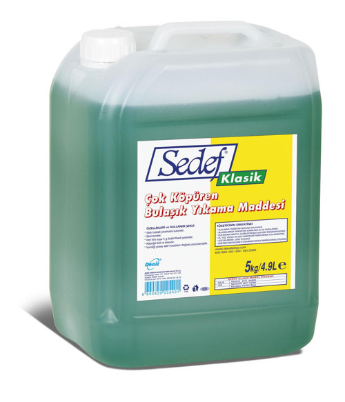 Klasik Elde Bulaşık Yıkama Deterjanı / Ekstra Yağ Çözücülü Esanslı - 5 Kg. - Bidon