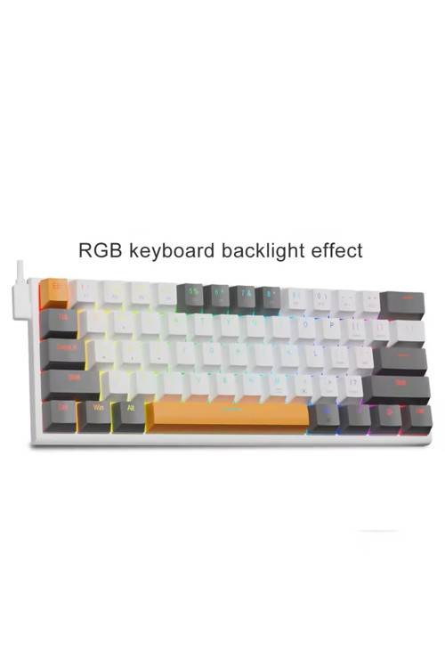 RGB Mekanik Klavye Z11 İngilizce Q Mekanik Oyuncu Klavyesi Brown Switch