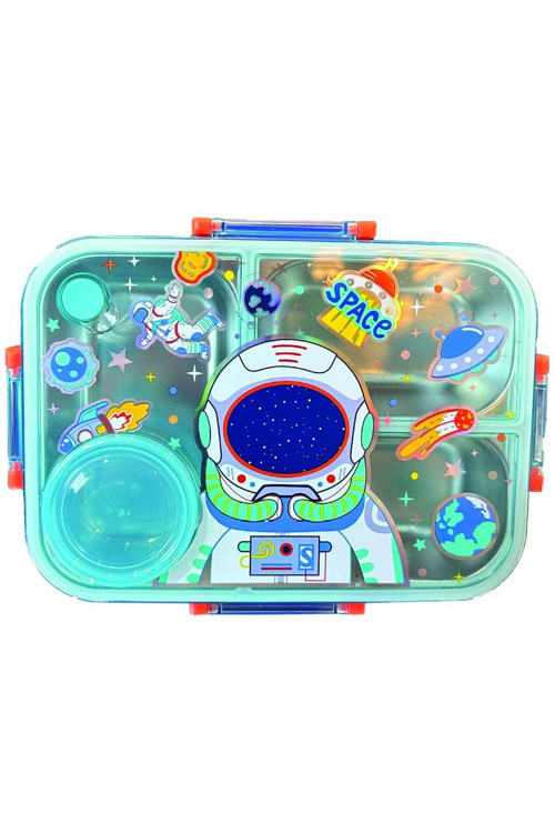Astronot Çelik Beslenme Kabı Salata Kaplı
