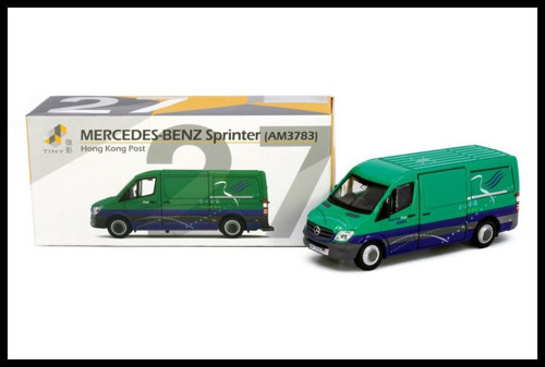Tiny Mercedes-Benz Sprinter Hong Kong Post Model Araba