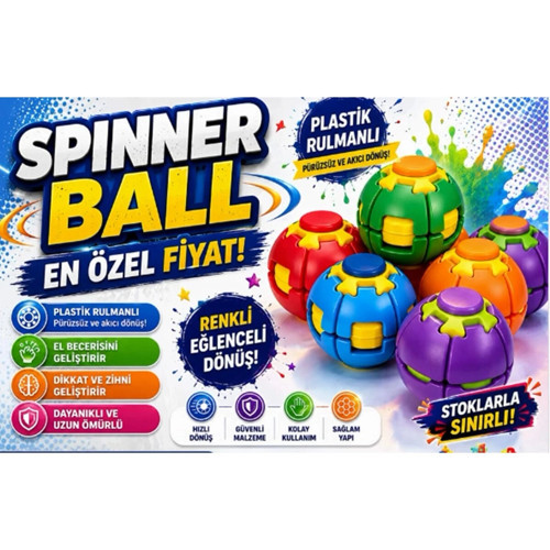 8793 İTHAL KUTULU DİSPLAYLI 1 KALİTE SPİN BALL RULMANLI LASTİKSİZ 30+SN DÖNÜŞ(Belirtilen fiyat, tekl