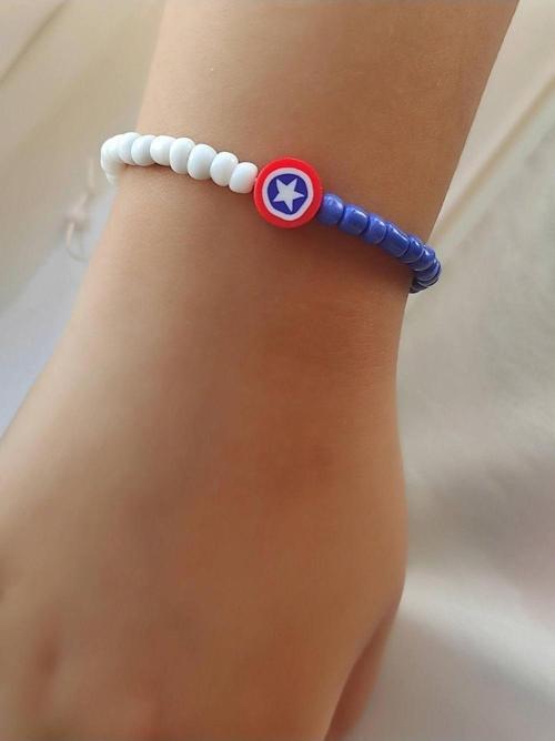 Captain America Çocuk Bilekliği
