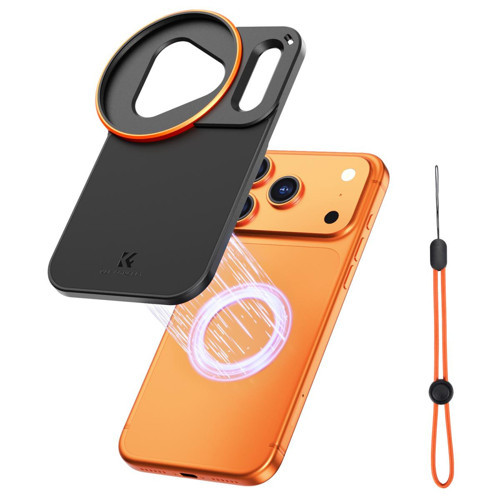 iPhone 17 Pro ve 58 mm Dişli Filtrelerle Uyumlu, iPhone Filtre Montajı (Filtre Dahil Değildir)