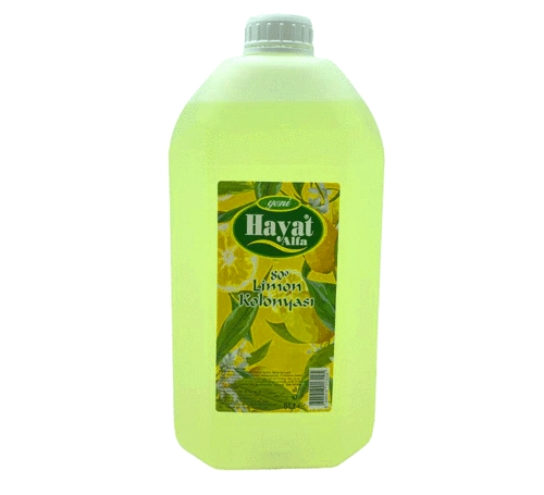 HAYAT 5LT LİMON KOLONYA BİDON (5264)