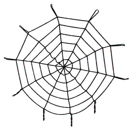 Halloween Cadılar Bayramı Örümcek Ağ Dekor Siyah 1.5 Metre (5264)