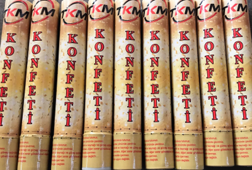 KONFETİ KARNAVAL METALİK RENKLİ 30CM (5264)