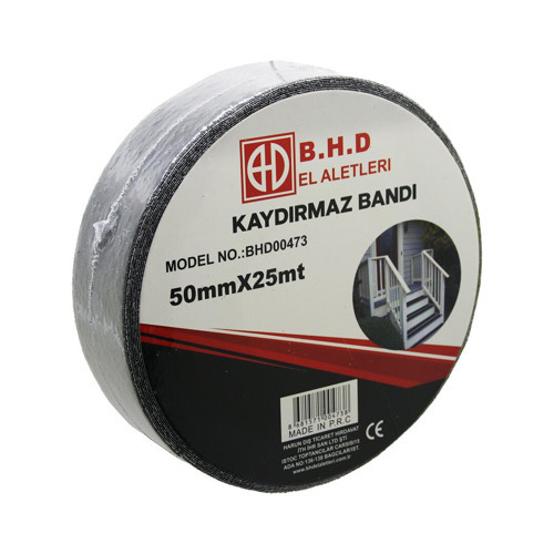 50MM X 25MT KAYDIRMAZ SİYAH BANT (5264)
