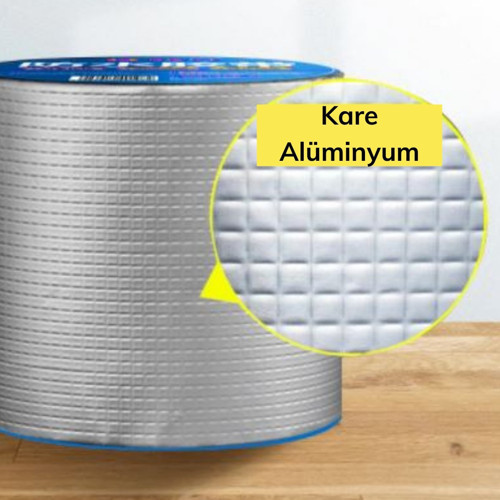 Yüksek Sıcaklık Dayanan Su Geçirmez Çatı Boru Duvar Çatlak Onarıcı Yapışkan Bant Folyo 5 cm (5264)