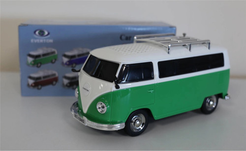 RT-1945 Yeşil Arabalı Bluetooth Fm-Usb-Tf-Aux Şarjlı Nostaljik Radyo (KDO)