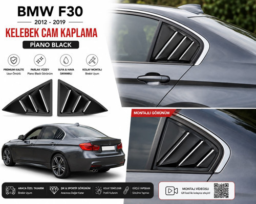 Bmw F30 Kelebek Cam Kaplama 2012-2019