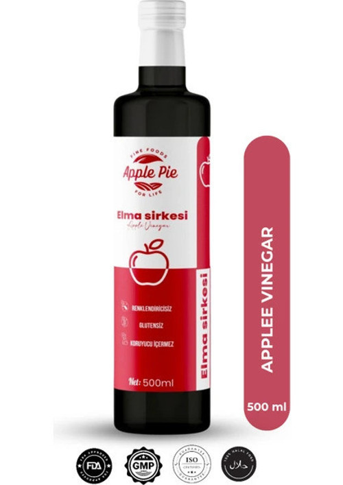Elma Sirkesi Net 500 Ml , Doğal Fermantasyon , Apple Cider Vinegar