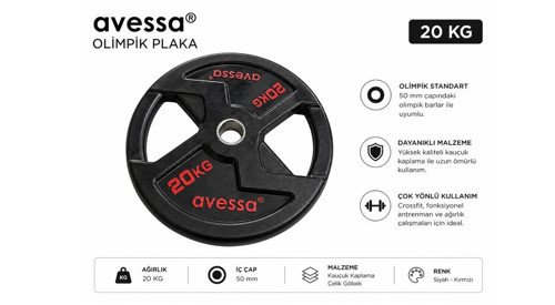 Op-20Kg Olimpik Plaka 20 Kg