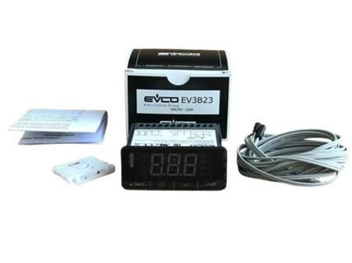 DİJİTAL TERMOSTAT EVCO EV3B23 ÇİFT PROB (220V)