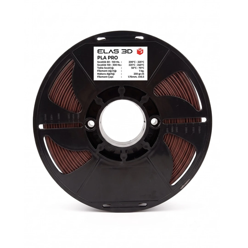 Koyu Kahverengi PLA Pro Filament - 1.75mm - 1 Kg