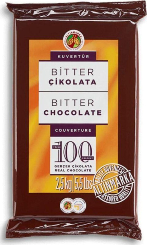 Bitter Kuvertür Çikolata 2,5 kg