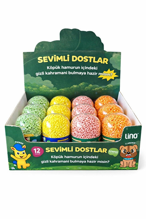 154001 Kurumayan Köpüklü Oyun Hamuru Sevimli Dostlar (1 Adet Fiyatıdır)