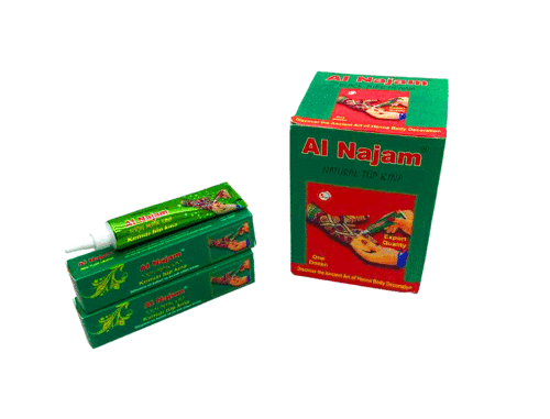 12 ADET AL NAJAM KIRMIZI TÜP KINA 30GR (5639)