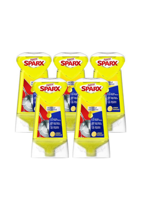 Sparx Diamond Plus 650 ml Limon Sıvı Bulaşık Deterjanı (5 adet)