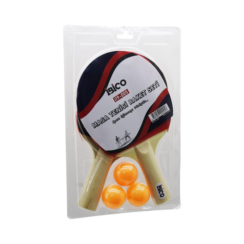 MASA TENİSİ PİNPON RAKET SETİ 2PCS RAKET - 3PCS TOP (5639)