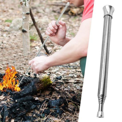 Teleskopik Ateş Başlatıcı Outdoor Üfleme Borusu 63 Cm (5639)