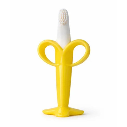 Muz Şekilli Diş Kaşıma Aparatı – Bebekler İçin Silikon Diş Kaşıyıcı, Diş Çıkarma Oyuncağı (5639)