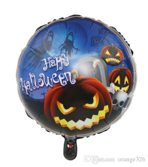 Happy Halloween Balkabağı Folyo Balon 18 inç (5639)