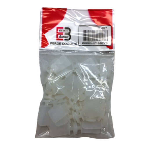 MAKİNE DİKMELİ PERDE DÜĞMESİ PAKET İÇİ 12 ADET (5639)