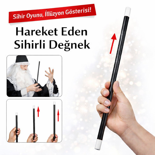 Hareket Eden Sihirli Değnek Çubuk 24 cm (5639)