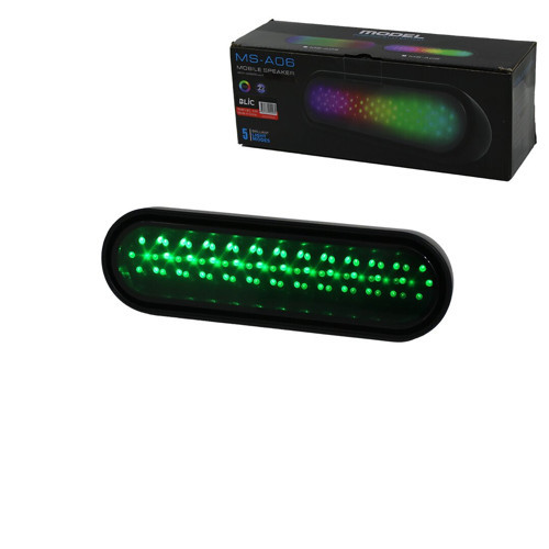 2X2 İNÇ BLUETOOTH WİRELESS RGB IŞIKLI HOPARLÖR SPEAKER TYPC-E TO USB ŞARJLI 5W (5639)