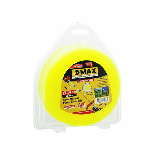 ALTI KÖŞELİ ÇİM BİÇME MİSİNASI 3MMX50MT (5639)