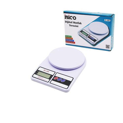 DİJİTAL - PİLLİ MUTFAK TERAZİSİ TARTI 10KG / 1GR (5639)