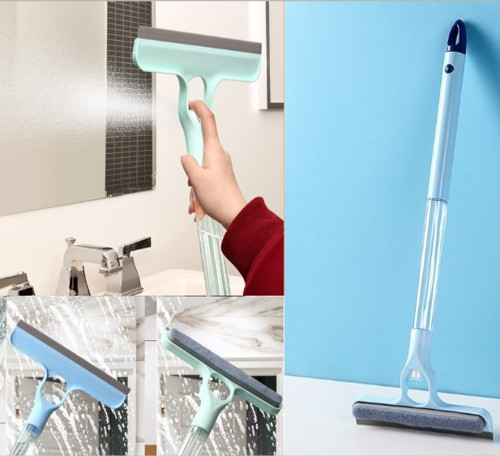 4 in 1 Spreyli Çek Çekli Camsil ve Fırça Aparatı (5639)