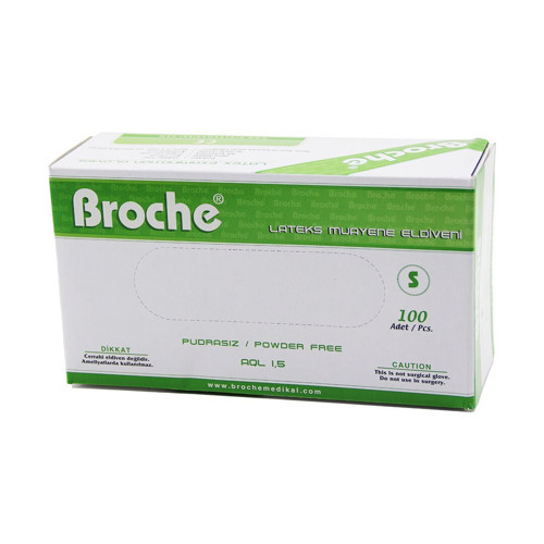 BROCHE S PUDRASIZ MUAYENE ELDİVENİ 100LÜ (5639)