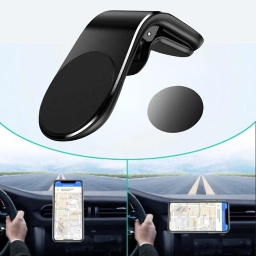 Havalanndırma Izgarasına Takılabilen Mandallı Mıknatıslı Oto Araç Içi Manyetik Telefon Tutucu (5639)