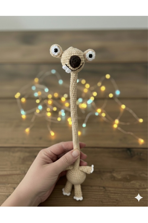 Amigurumi Sid Çanta &Araba Aksesuarı (Telsiz-40 Cm)