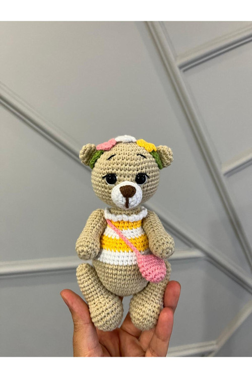 Amigurumi Örgü Süslü Ayıcık