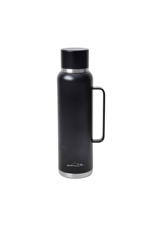 Çift Katmanlı Termos Siyah 1500Ml